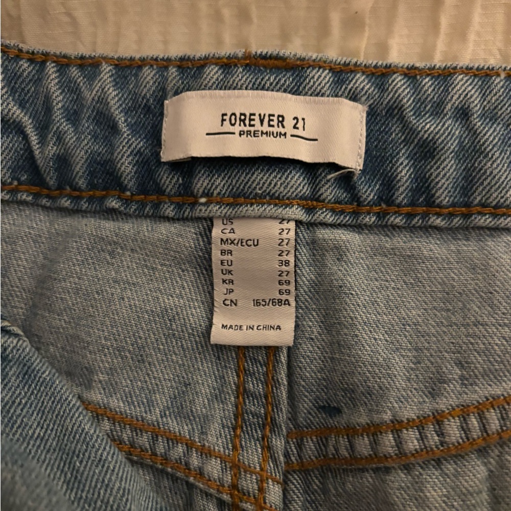 Forever 21 Women’s Glitter Tassel Jean Shorts - Picture 3 of 4